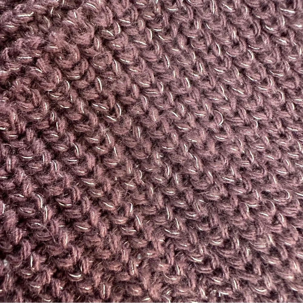 Don't Ask Why, Made In Italy, V Neck Long Sleeve Sweater, Cranberry, OS